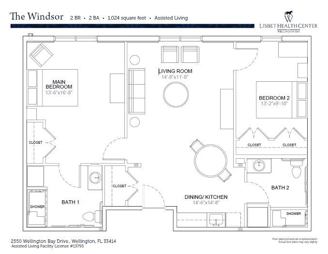 Windsor Assisted Living Floor Plan