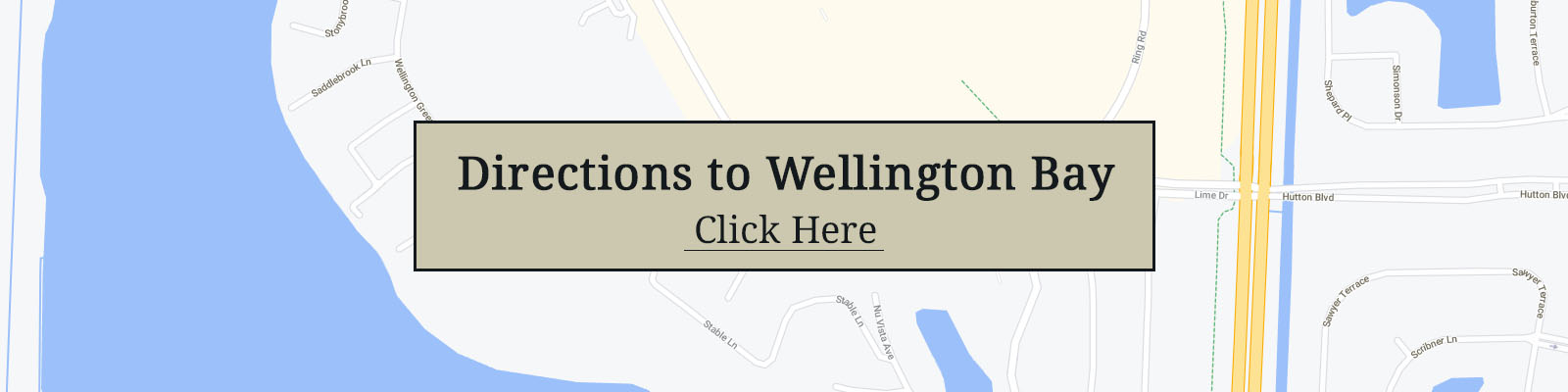 Wellington Bay at Wellington, FL map